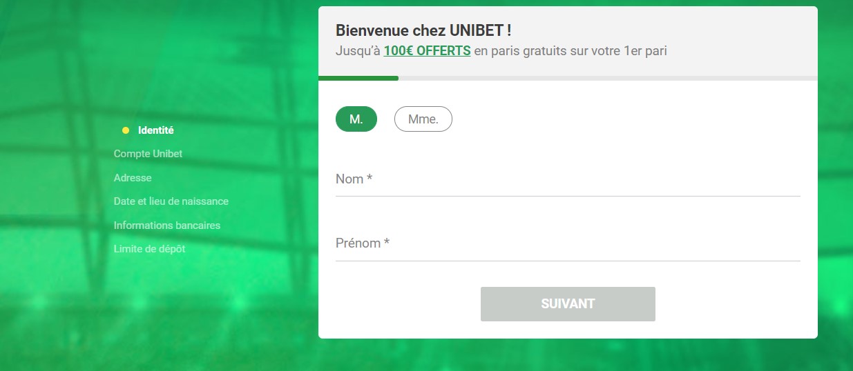 Bonus Unibet