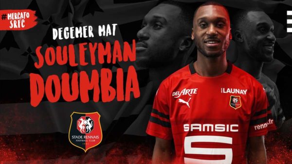 Officiel : Souleyman Doumbia rejoint le Stade Rennais