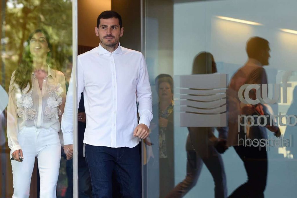 Iker Casillas réagit après sa sortie de l'hôpital