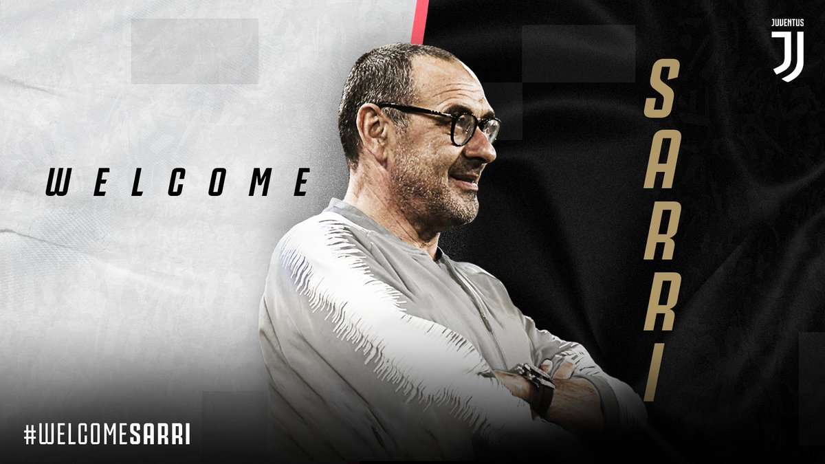 Officiel : Maurizio Sarri nouvel entraîneur de la Juventus !