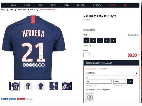 Le PSG va annoncer Herrera ce jeudi et dévoile par erreur son numéro