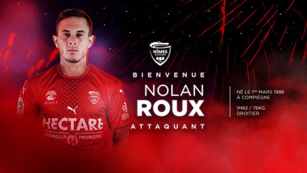Officiel : Nîmes accueille Nolan Roux