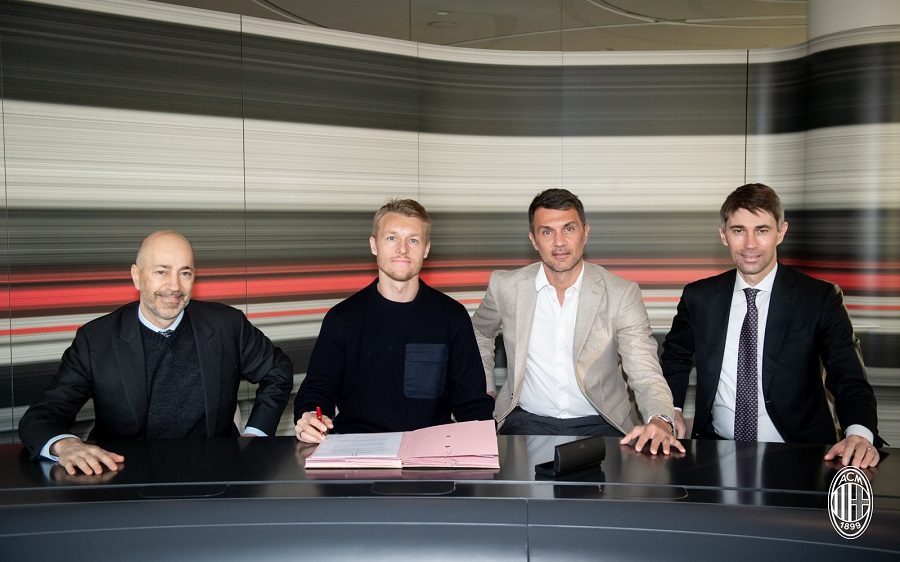 Officiel : Simon Kjaer à la relance au Milan AC