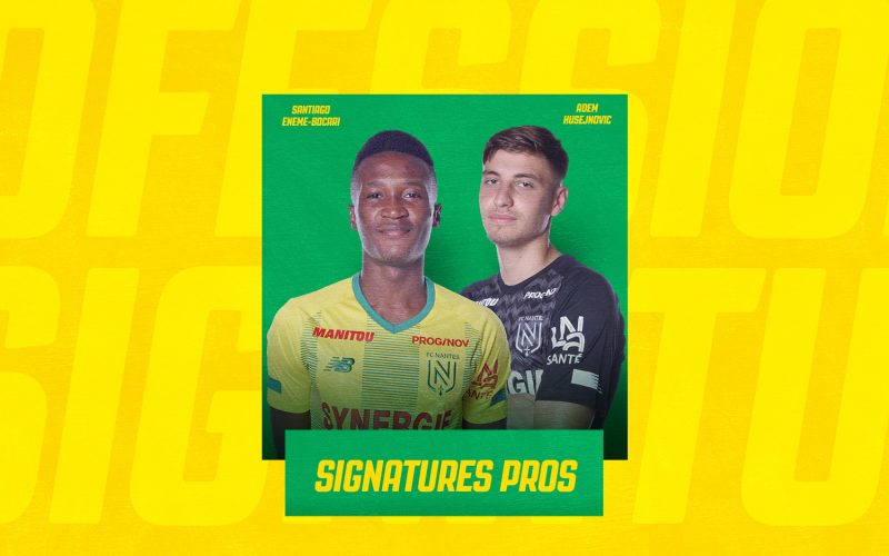 FC Nantes : le club annonce deux signatures pro