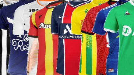 Les nouveaux maillots de Ligue 1 et d’Europe pour la saison 2021-2022