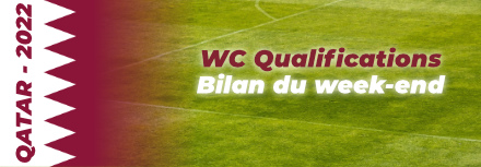 Qatar 2022 Qualifications : Les résultats du week-end