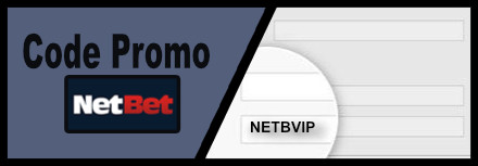 Code Promo Netbet : NETBVIP - 1er pari perdant remboursé jusqu'à 100¬ en mars 2025 !