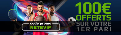 netbet code promo netbvip 100 euros