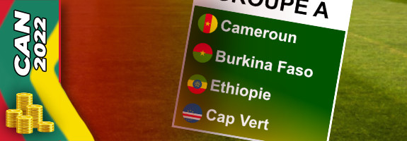 🔎 Pronostic Groupe A CAN 2022 (2021) : favoris, conseils et cotes