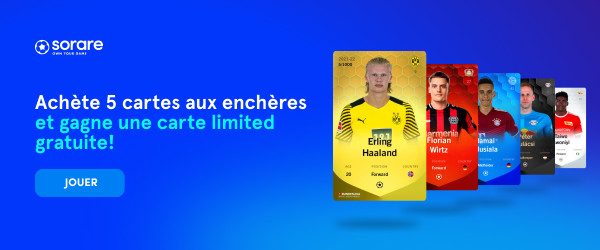 Sorare 5 cartes 1 limited