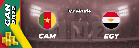 Pronostic Cameroun Egypte CAN 2022, cotes et conseils pour parier 03/02/22