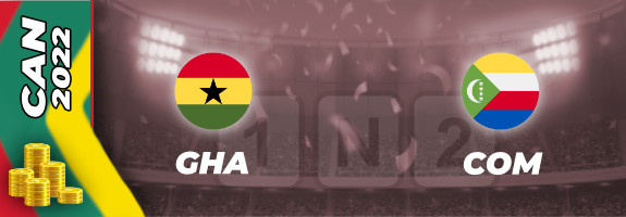 Pronostic Ghana Comores CAN 2022 : cotes et analyses pour parier