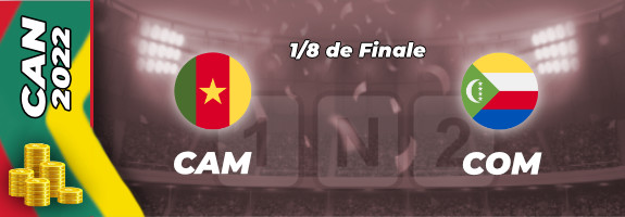 Pronostic Cameroun Comores CAN 2022 : cotes et analyses pour parier