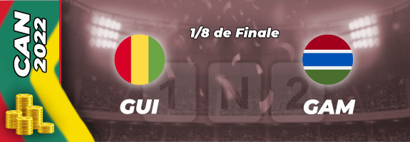 Pronostic Guinée Gambie CAN 2022 : cotes et analyses pour parier