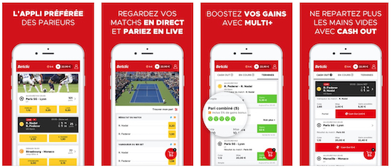 Application Betclic mobile