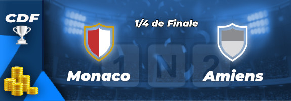 Pronostic Monaco Amiens, cotes et conseils pour parier 08/02/22