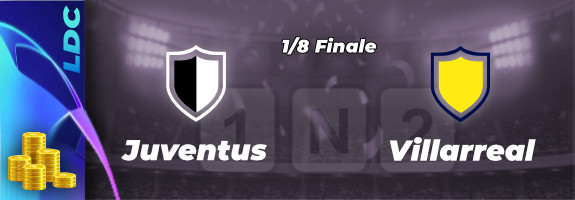 Pronostic Juventus Villarreal Ligue des champions