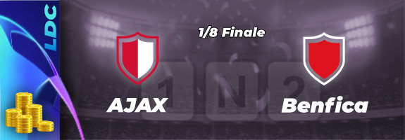 Pronostic ⭐️ Ajax Amsterdam – Benfica, cotes, stats et conseils pour parier | 15/03/22