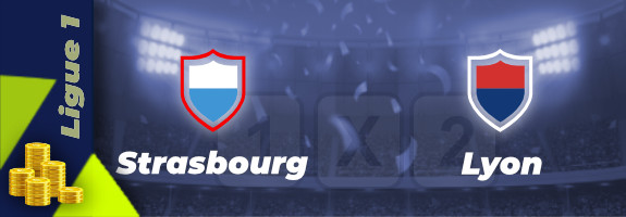 Pronostic Strasbourg Lyon Ligue 1 31e journée