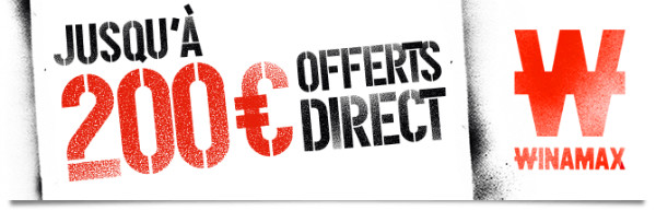 Bonus Winamax 200 euros