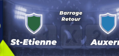 Pronostic Saint-Etienne Auxerre barrages Ligue 1 : cotes, stats et conseils pour parier | 29/05/22