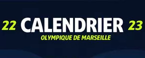 Calendrier OM 2022-2023