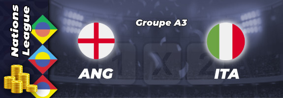 Pronostic Angleterre Italie match Ligue des Nations : cotes, stats et conseils pour parier | 11/06/22