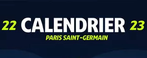 Calendrier PSG 2022-2023