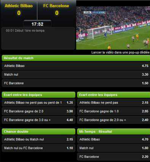 Unibet TV pari en direct