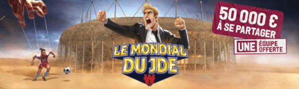 Promo spéciale Winamax Coupe du monde : Mondial du JDE