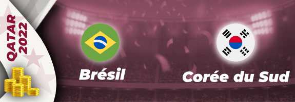 Pronostic Brésil Corée du Sud conseils et cotes 5/12/2022