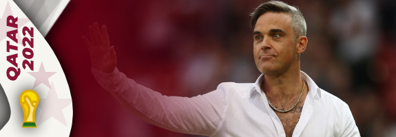 Coupe du Monde: Robbie Williams donnera un concert privé à la sélection anglaise avant Angleterre – France