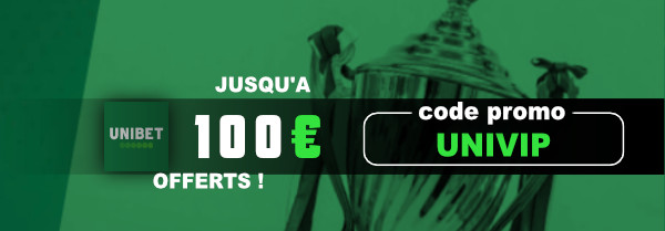 Unibet Bonus 100€ UNIVIP