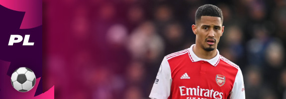 William Saliba Premier League Leicester City - Arsenal ©IMAGO / News Images