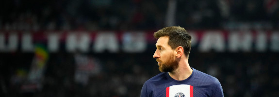 Lionel Messi avec le maillot du Paris Saint Germain @IMAGO