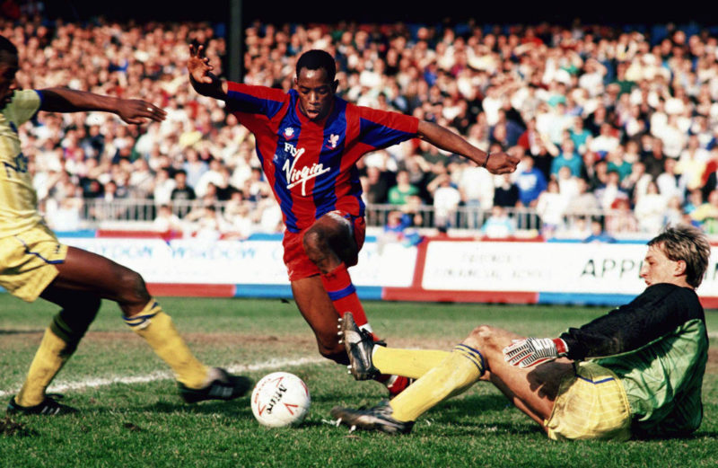 Ian Wright a joué pour Palace contre Brighton ©IMAGO / Colorsport