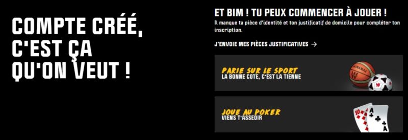 Inscription Winamax 2