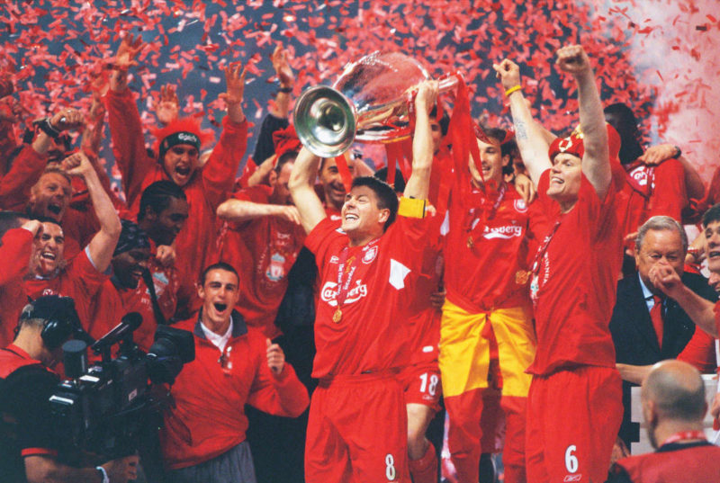 Steven Gerrard après l'exceptionnel come-back de Liverpool en 2005
@IMAGO