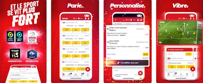 Betclic application mobile