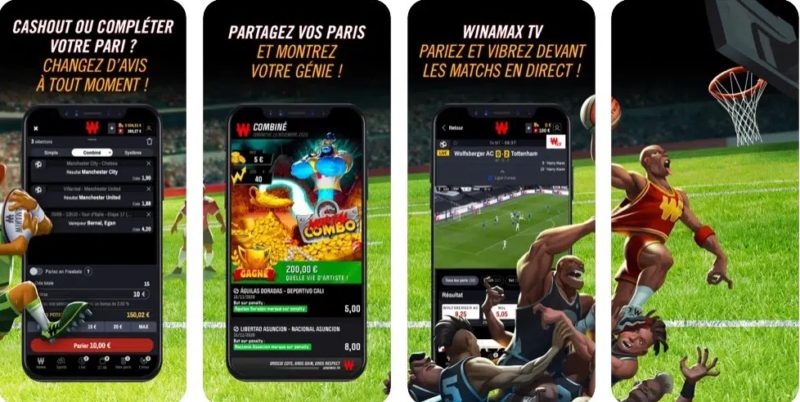 Winamax application mobile
