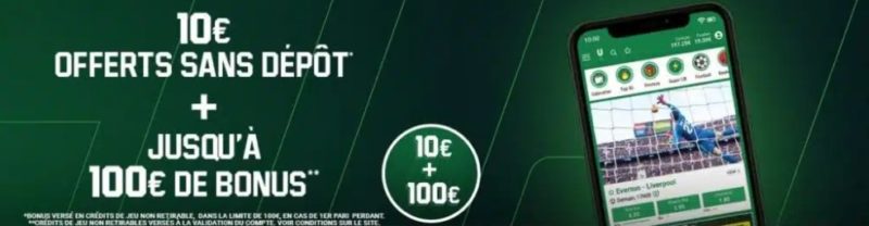 Bonus de bienvenue unibet