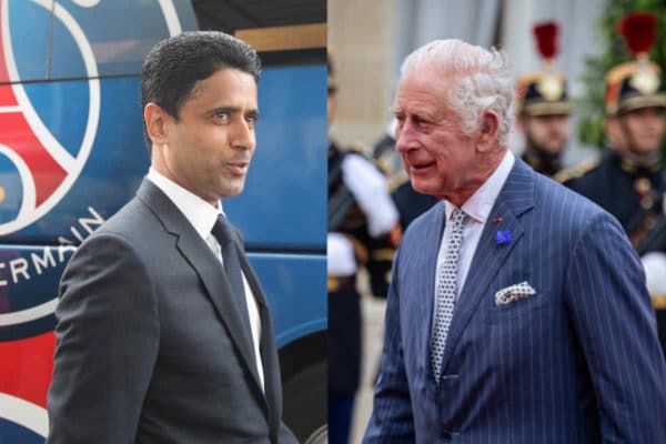 La royauté rend visite au PSG et Nasser Al-Khelaïfi