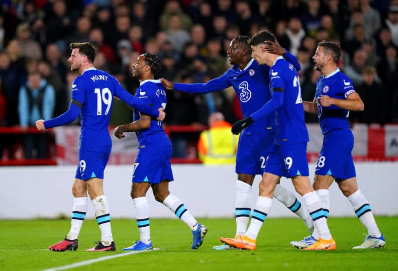 Les joueurs les mieux payés de Chelsea. Sur la photo, on retrouve notamment Raheem Sterling, leader du classement.