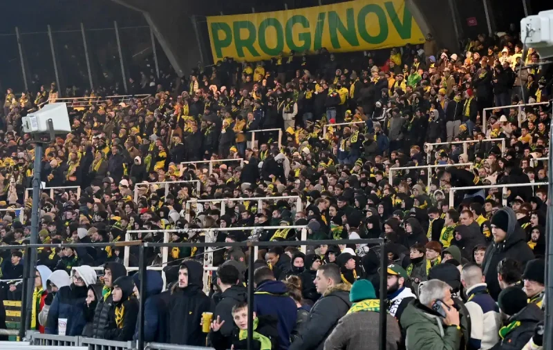 Les supporters nantais en marge du match Nantes - Nice
