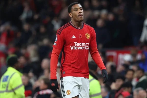 Anthony Martial mis à l'écart