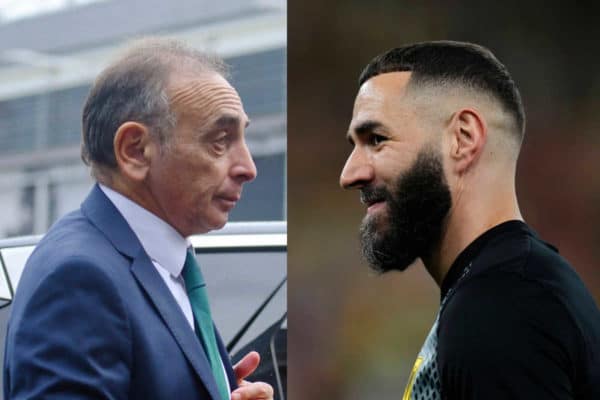 Benzema porte plainte contre Eric Zemmour ©️IMAGO / ABACAPRESS