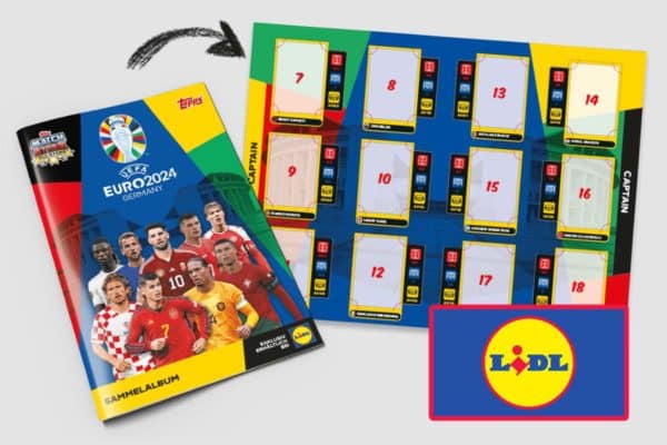 Lidl lance l&rsquo;album de l&rsquo;Euro 2024 et ses cartes à collectionner