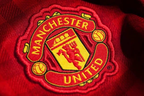 logo Manchester United Football Club - Alan Smith / Alamy Banque D'Images