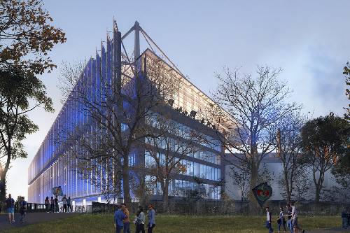 Aperçu du stade de la Meinau après travaux (fin juillet 2026)