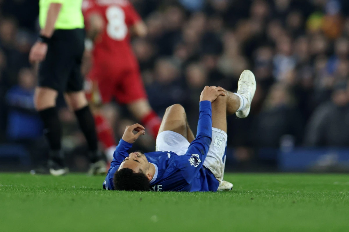 Everton: Iliman Ndiaye en pleurs dans le derby de la Mersey